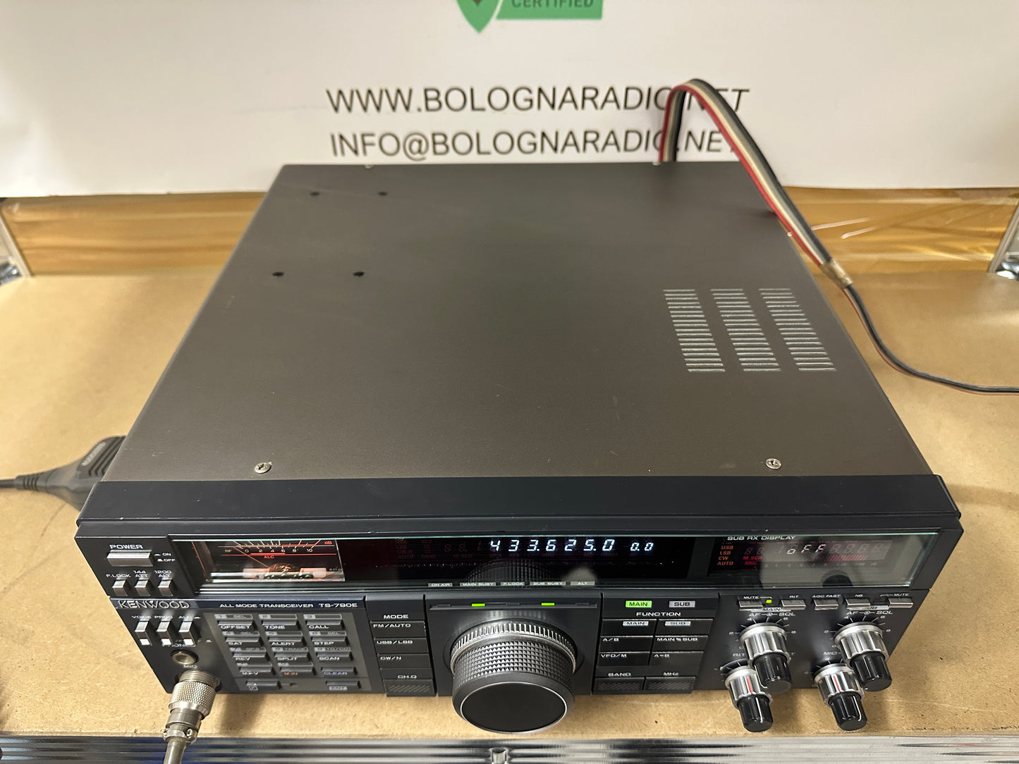 Kenwood ts 790e + toni squelch