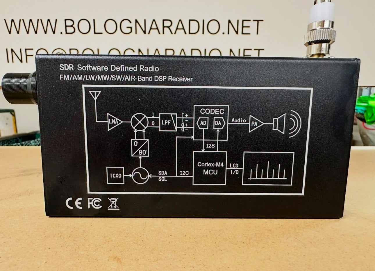 Ricevitore Radio SDR Radio DSP Demodulazione Digitale Onde Corte FM MW SSB CW HAM