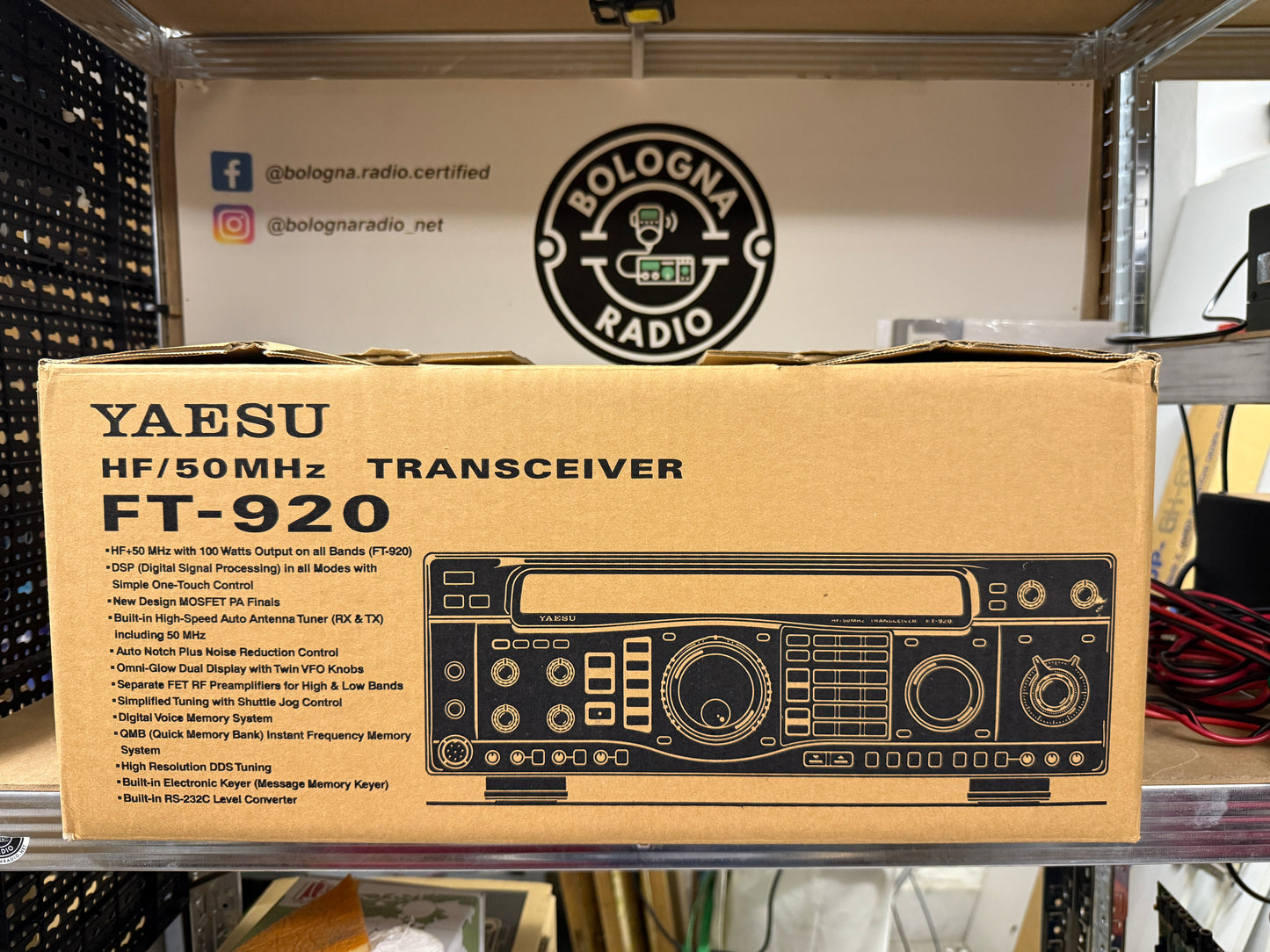 Yaesu FT 920 + filtro Am + filtro 500 hz + scheda FM + tcxo7 + imballo