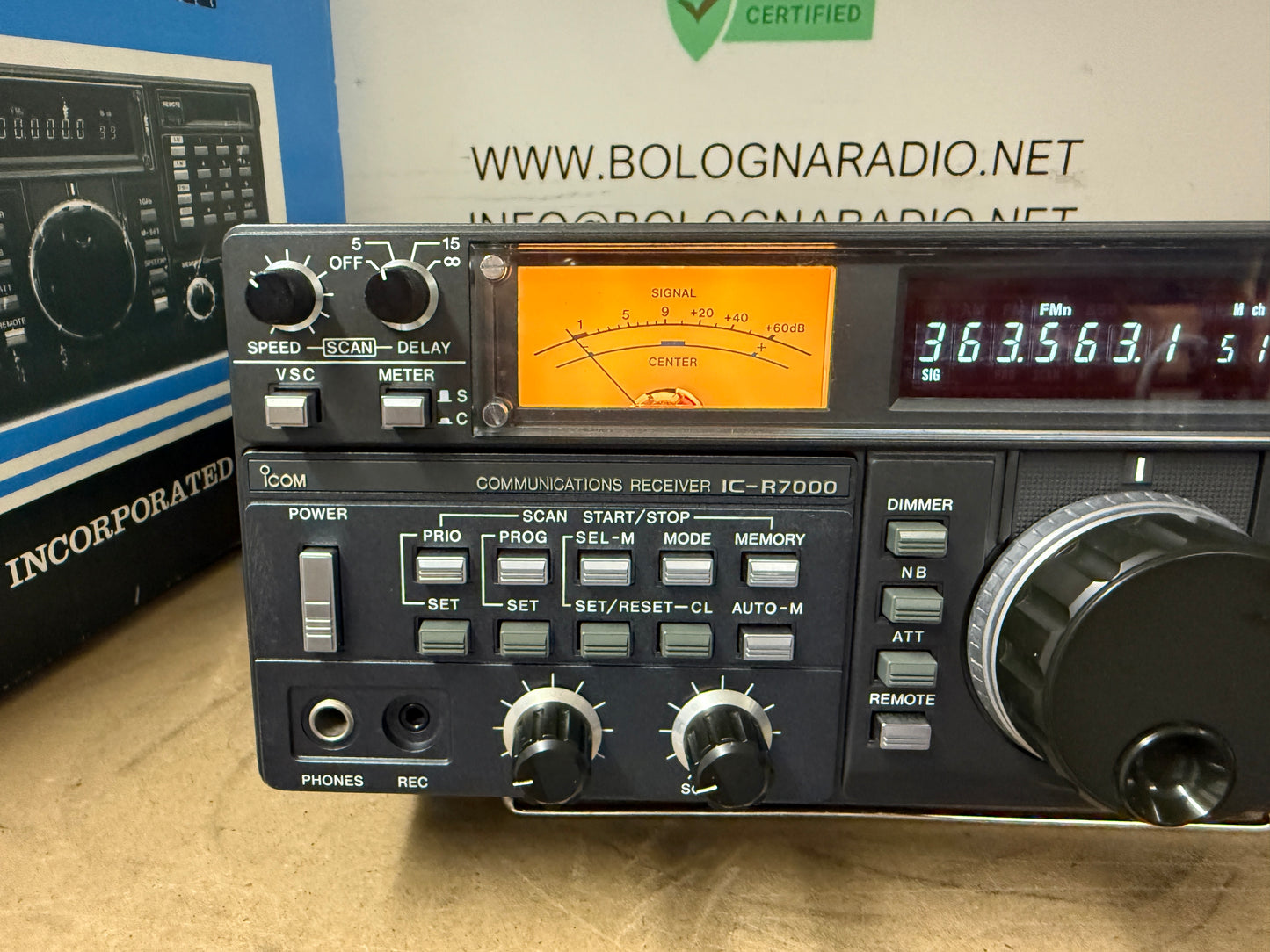 Icom ic r 7000A pari al nuovo imballo originale