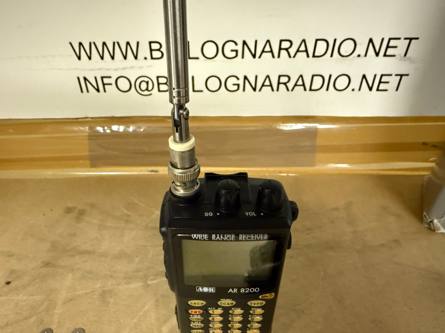 Aor AR 8200 mk3 - 0.5-3000Mhz full set garanzia 12 mesi