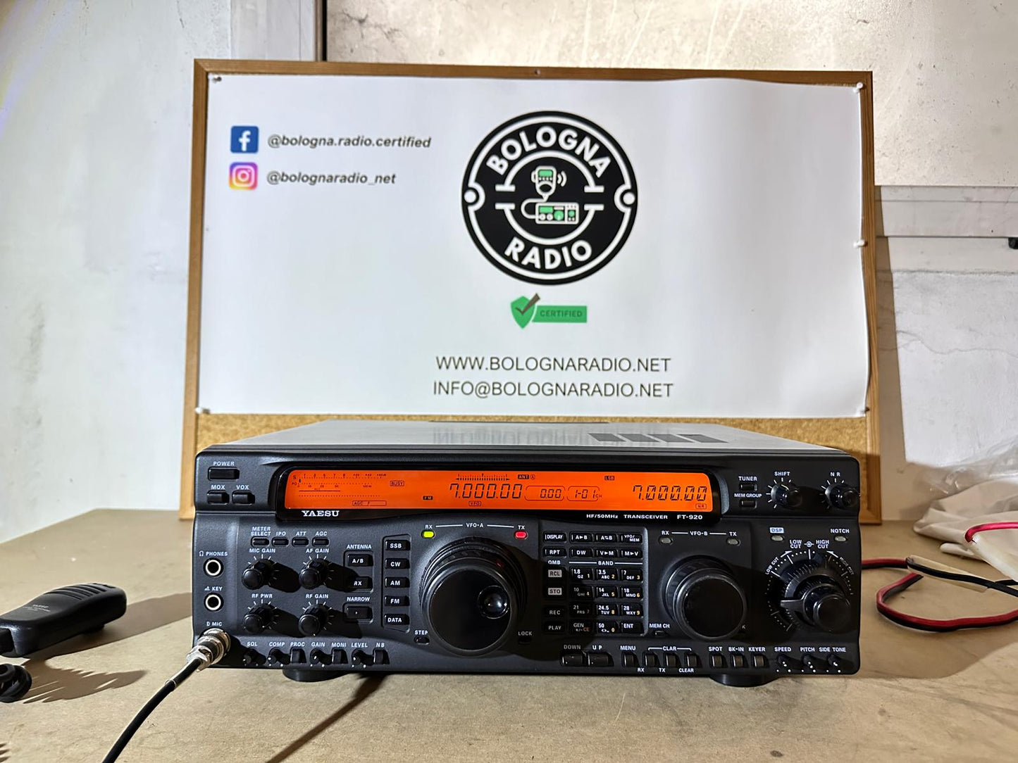 YAESU FT 920 + FM Ricetrasmettitore perfetto