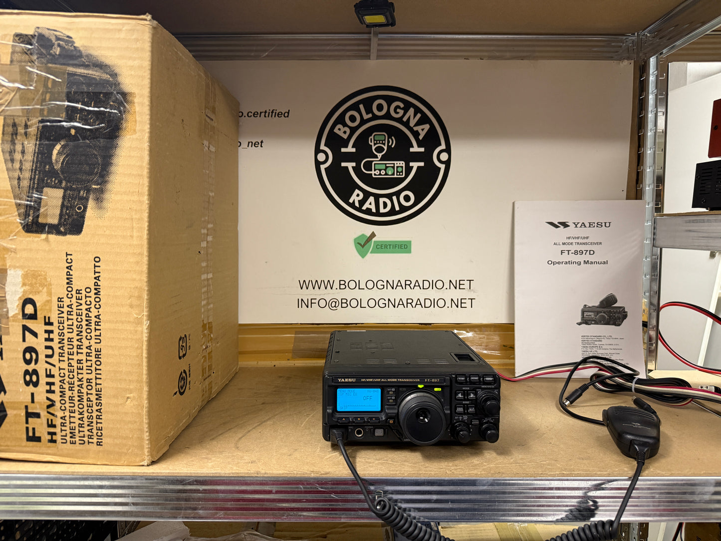 Yaesu FT 897D + Imballo perfetta