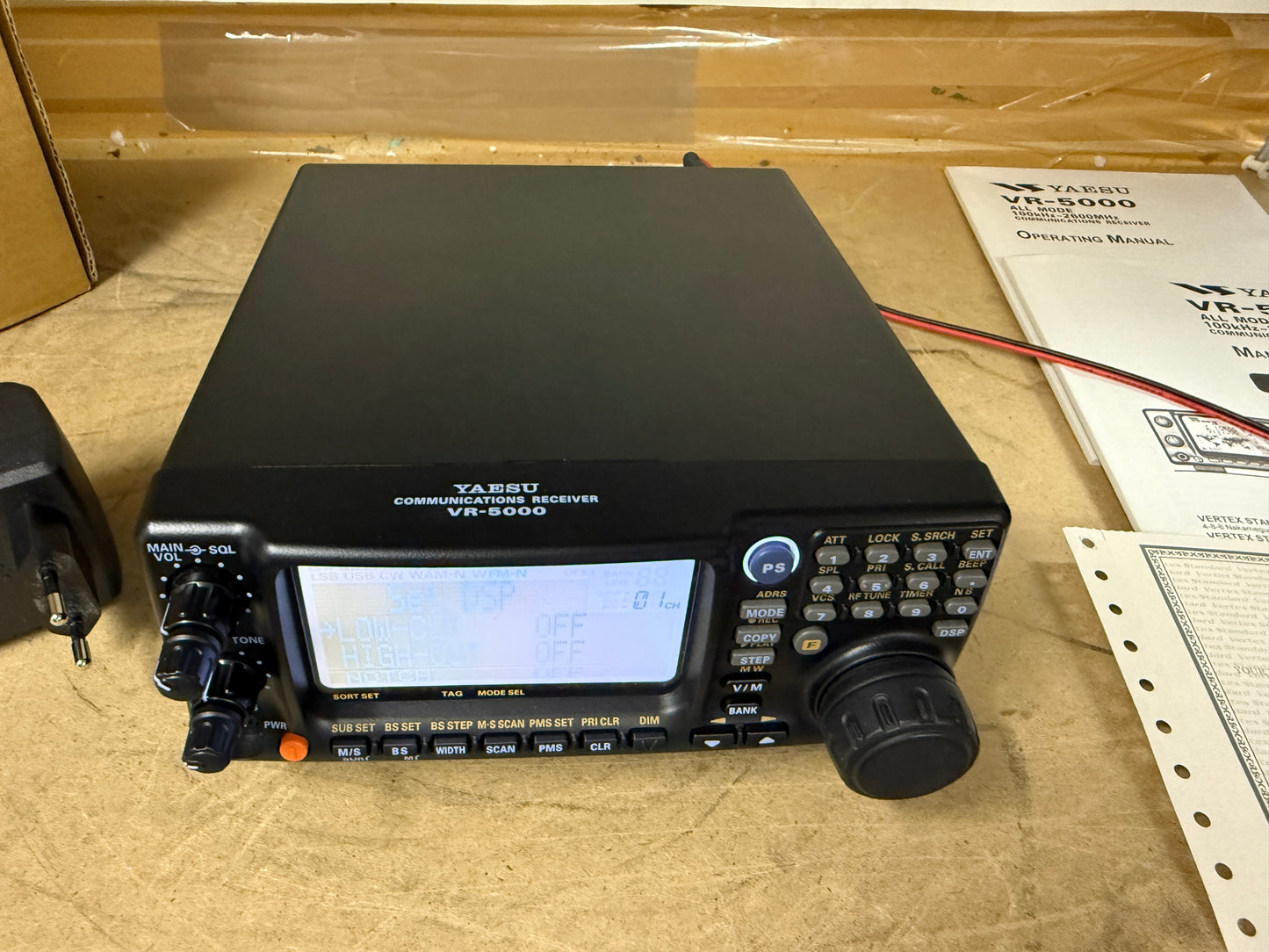Yaesu VR 5000 ultima serie con DSP pari al nuovo Garanzia 12 mesi