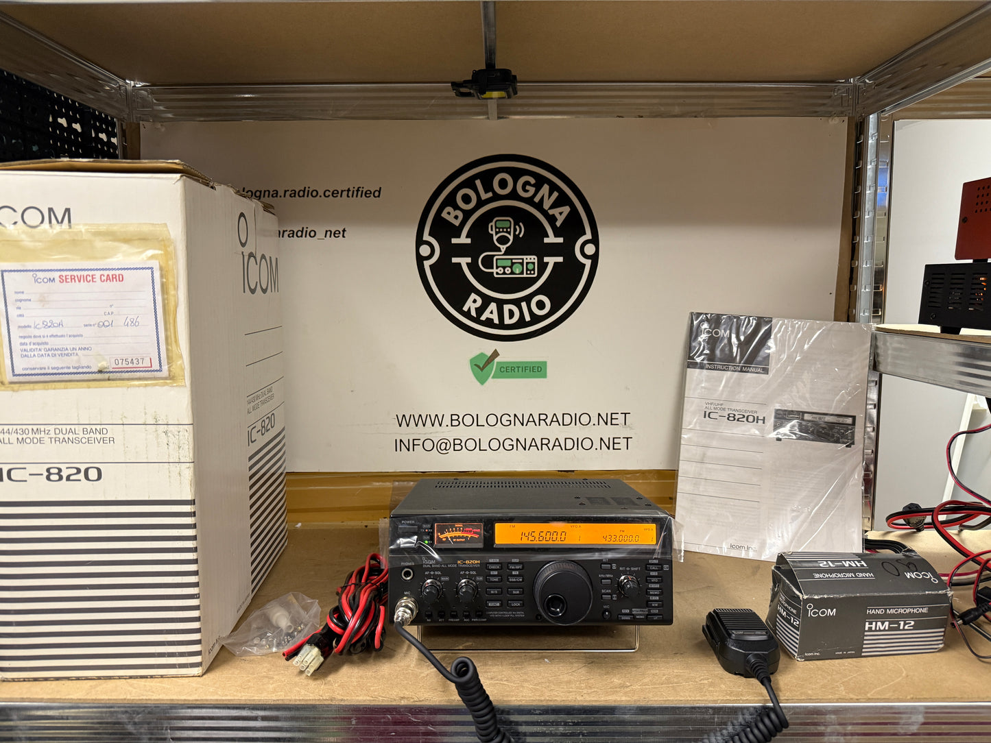 Icom IC 820 H nuovo garanzia 12 mesi