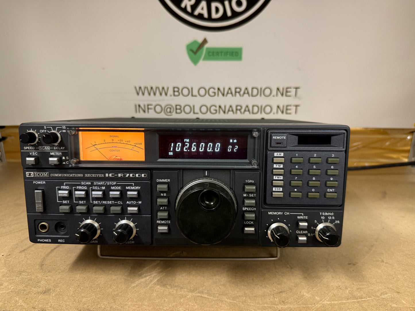Icom ic r7000 revisionata perfetta
