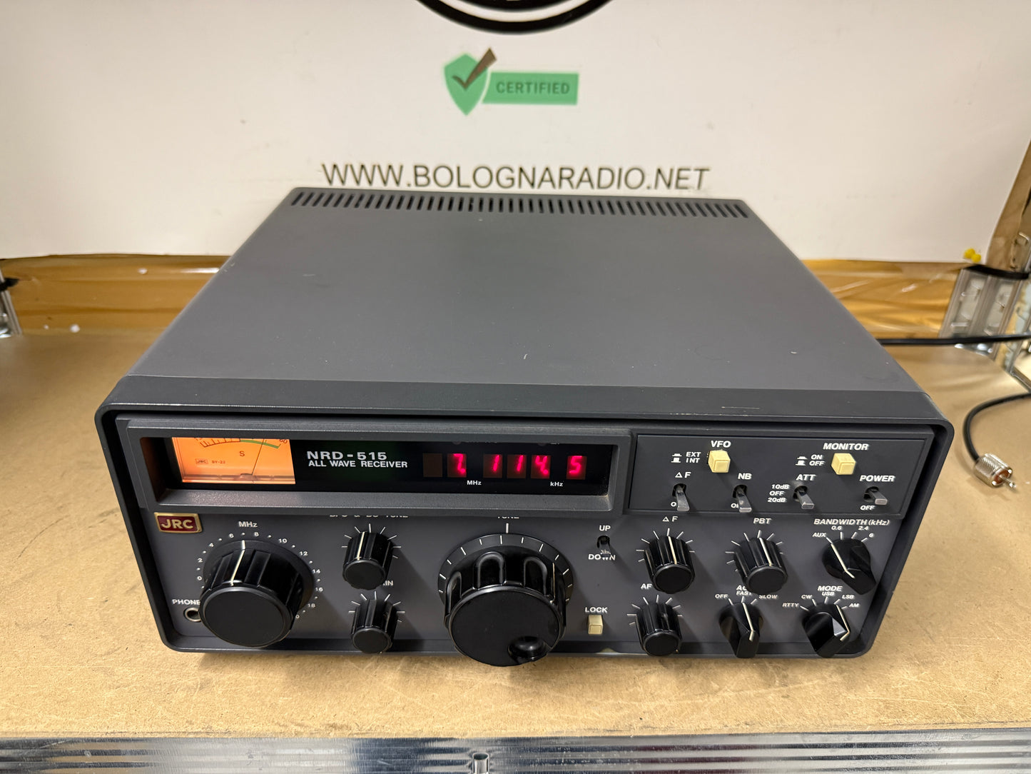 A1 Jrc 515 Linea Completa. JRC NSD515 + JRC NRD515 + Speaker + Alimentatore + imballi + book
