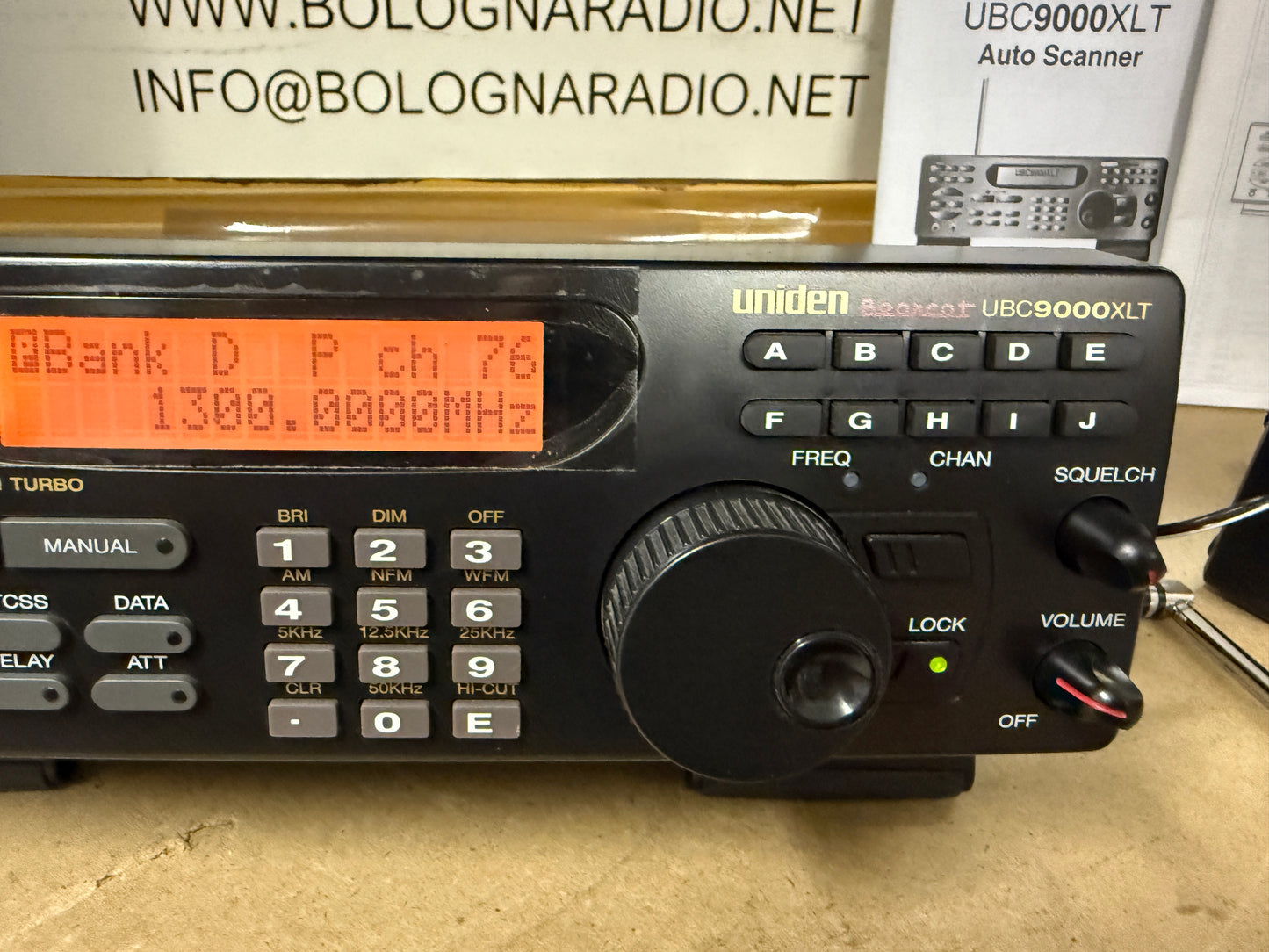 Uniden UBC 9000 XLT pari al nuovo full set