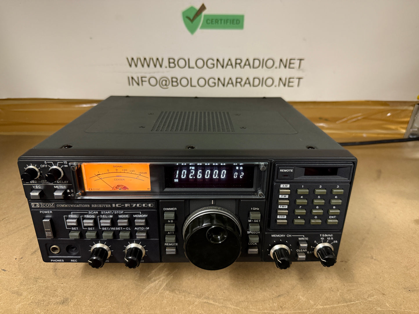 Icom ic r7000 revisionata perfetta