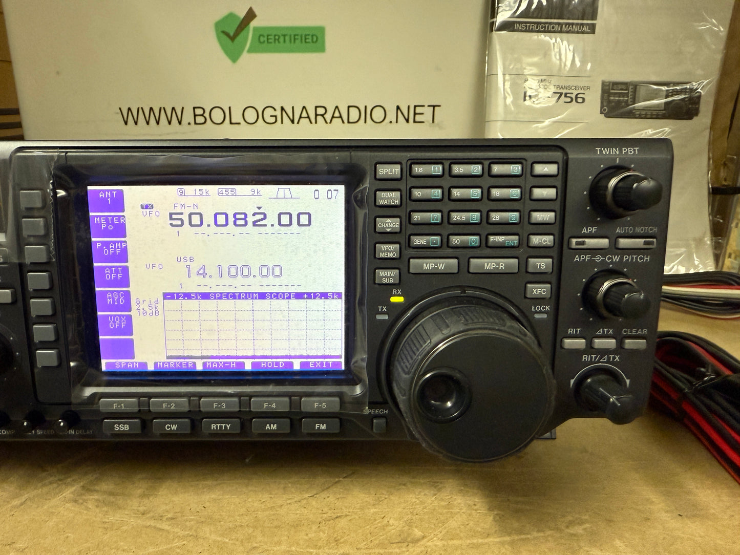 Icom ic 756 nuovo garanzia 12 mesi