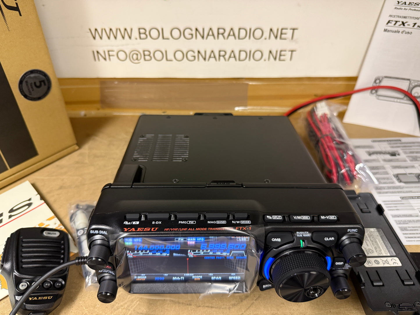Yaesu FTX1 optima 100 watt banda espansa Garanzia Italia 5 anni
