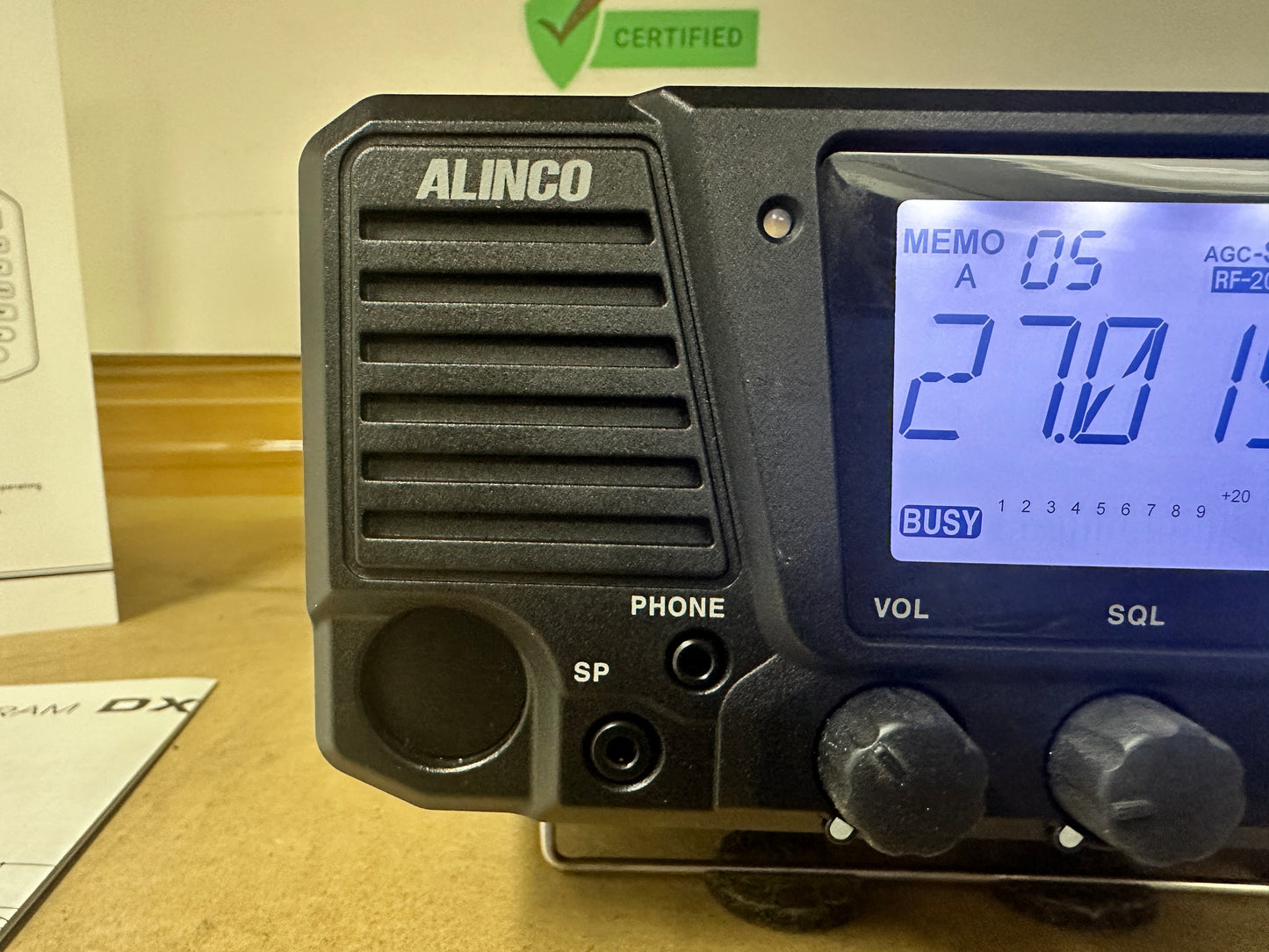 Ricevitore Alinco DX-R8E + software SDR