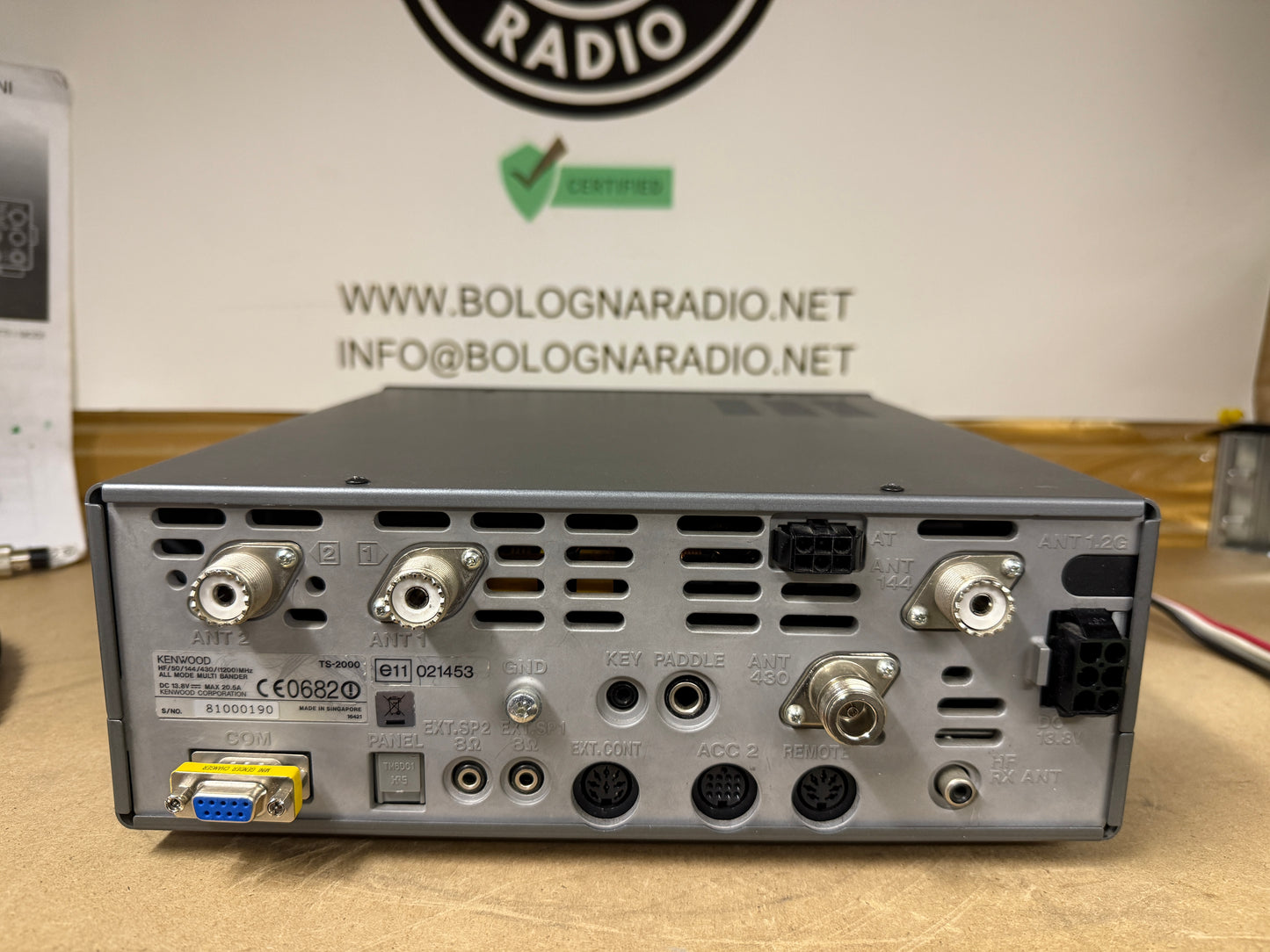 A1 Kenwood TS 2000 perfetto full set