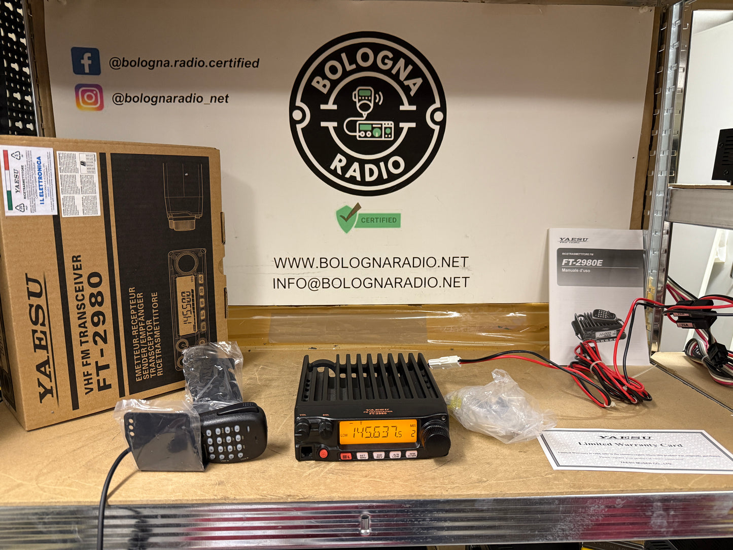 Yaesu ft 2980 pari al nuovo garanzia 12 mesi
