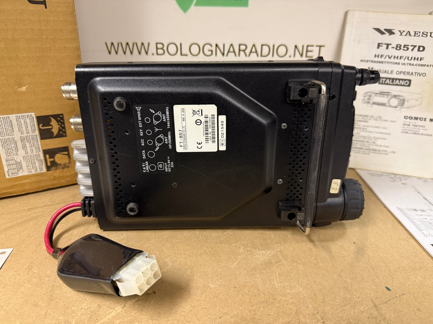 Yaesu ft 857D pari al nuovo espansa