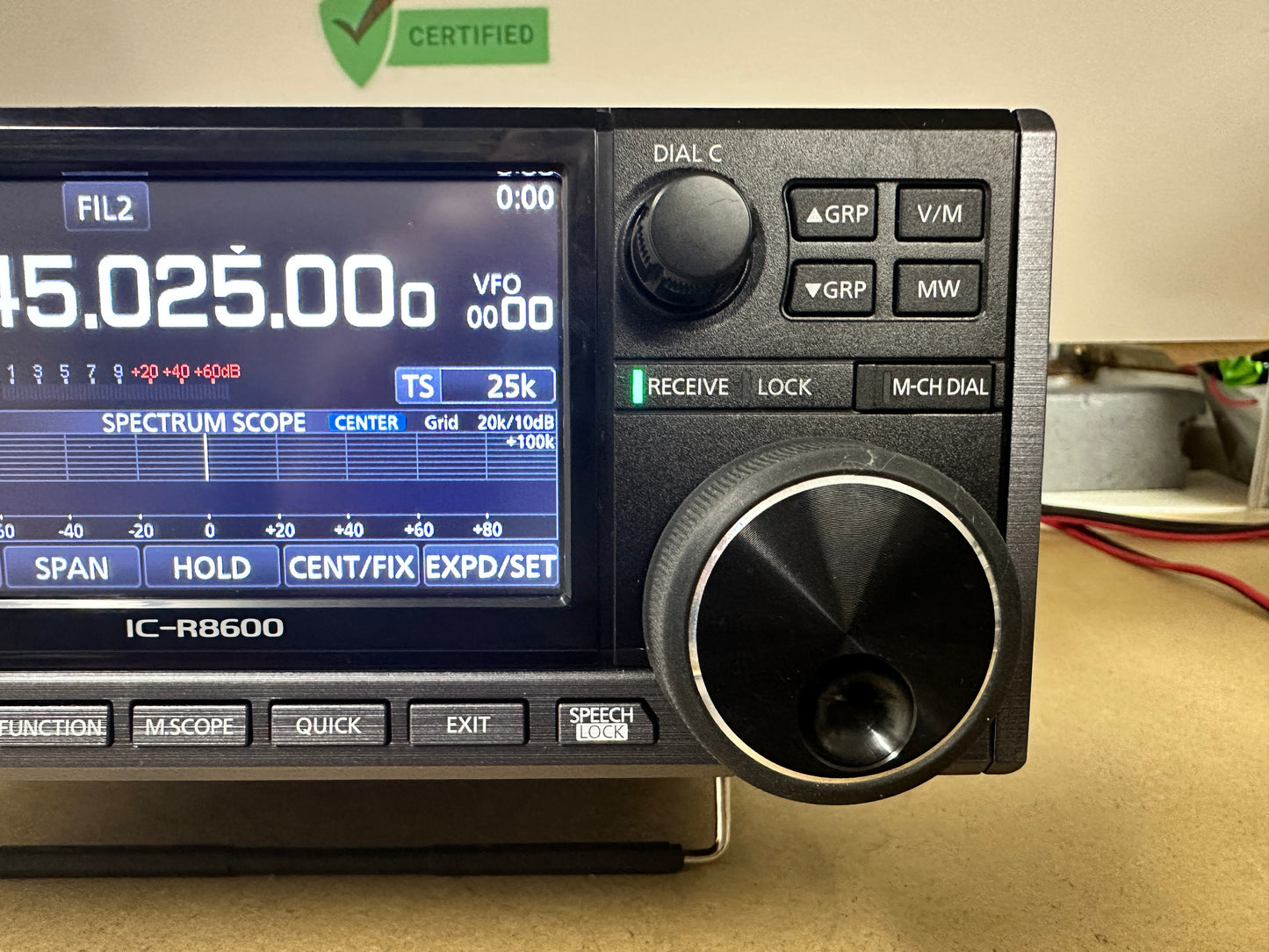 Ricevitore scanner Icom IC-R 8600 pari al nuovo