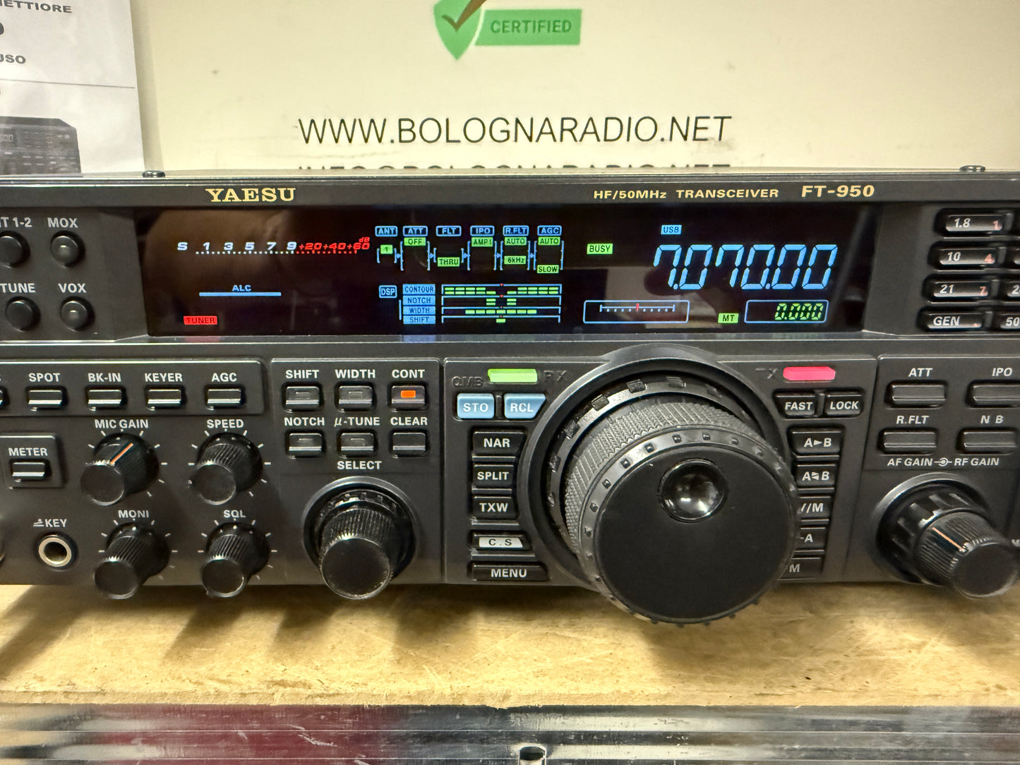 A1 Yaesu FT 950 perfetto 100 watt banda espansa garanzia 12 mesi