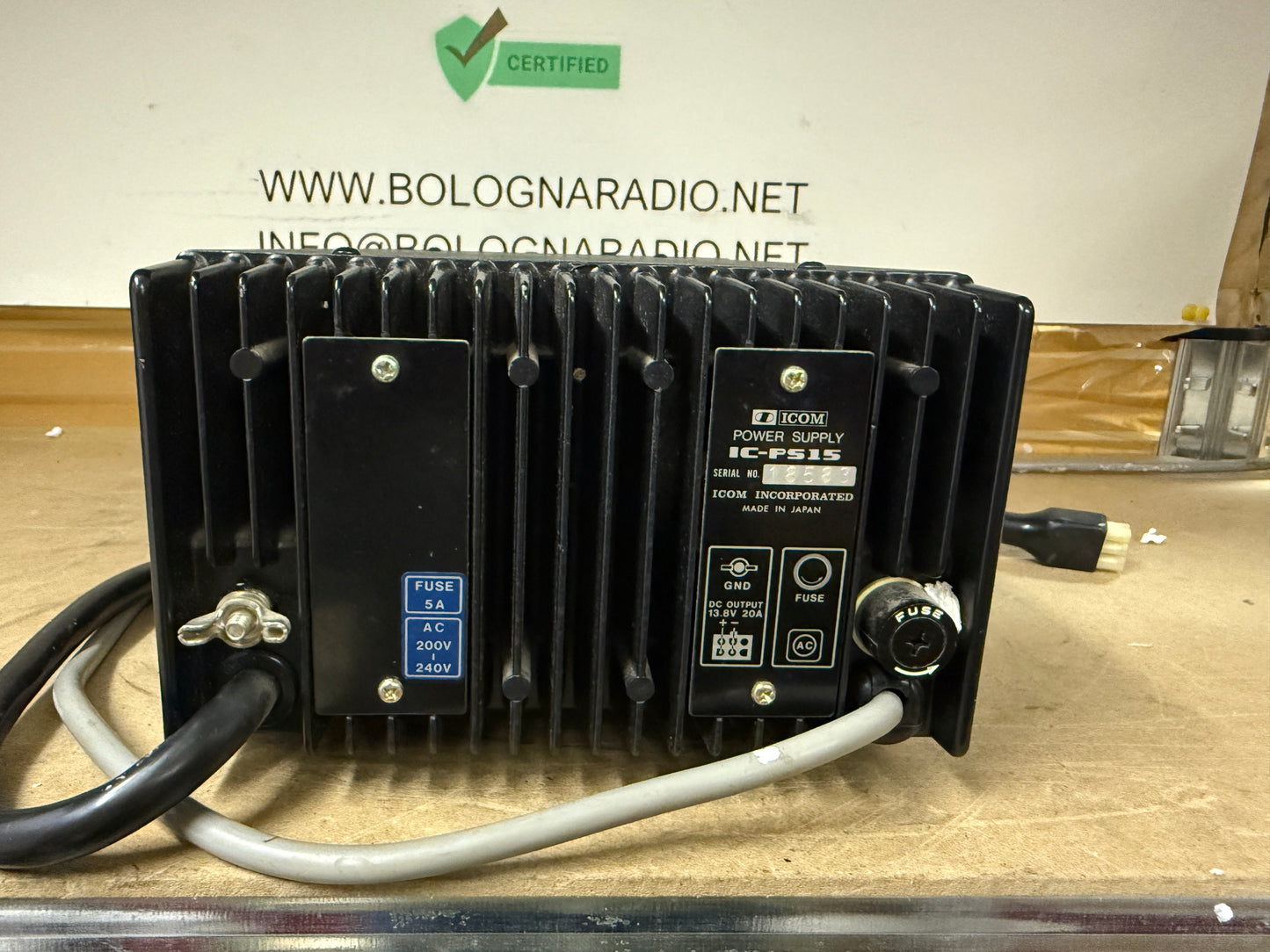Icom ic ps 15 alimentatore 20 amp