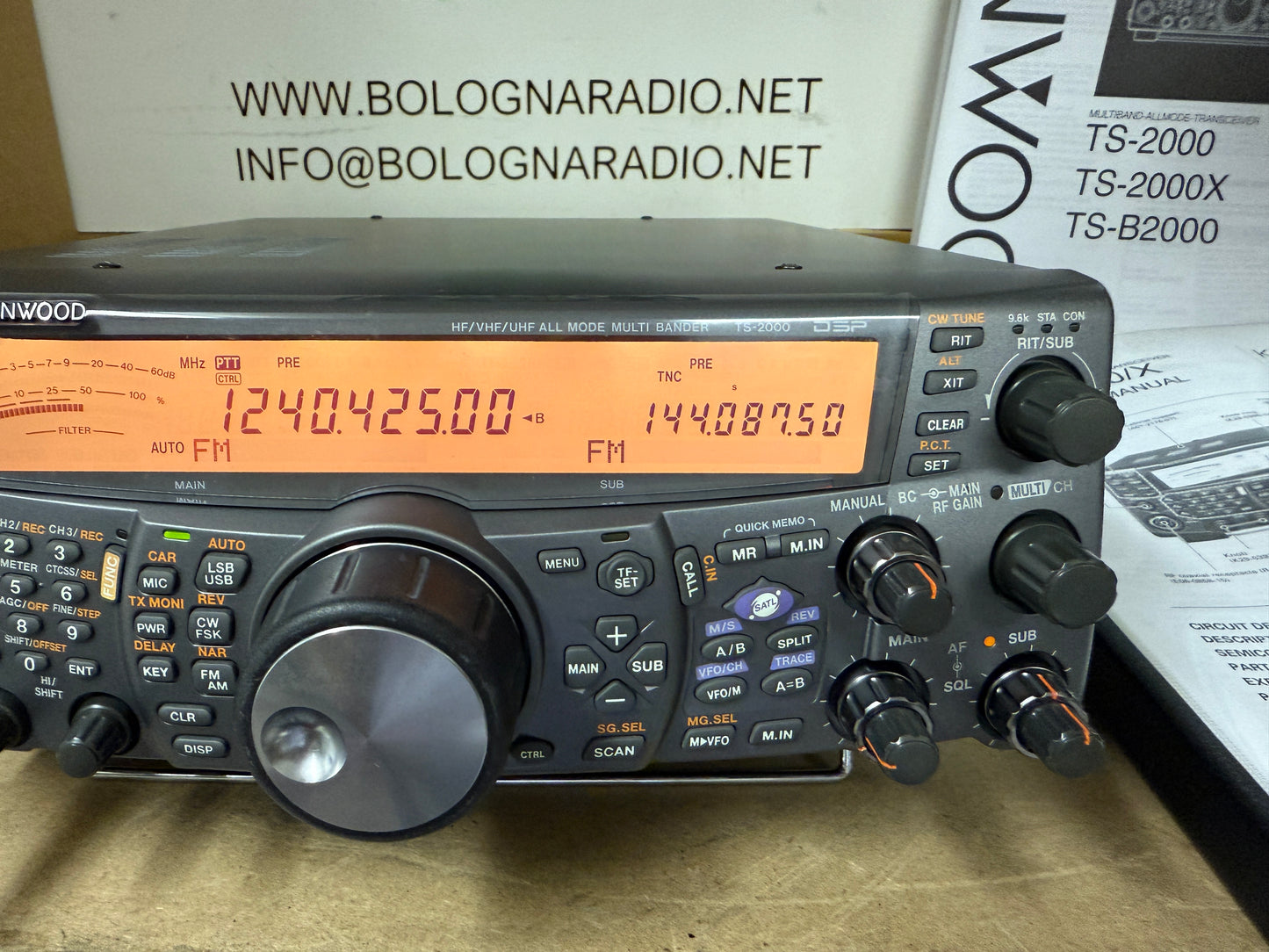 Kenwood TS 2000X + 1.2 Mhz + imballo originale Garanzia 12 mesi