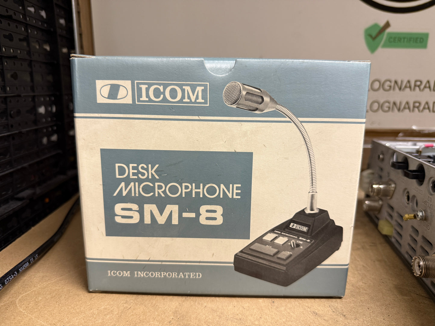 ICOM SM-8 Microfono da Tavolo con imballo