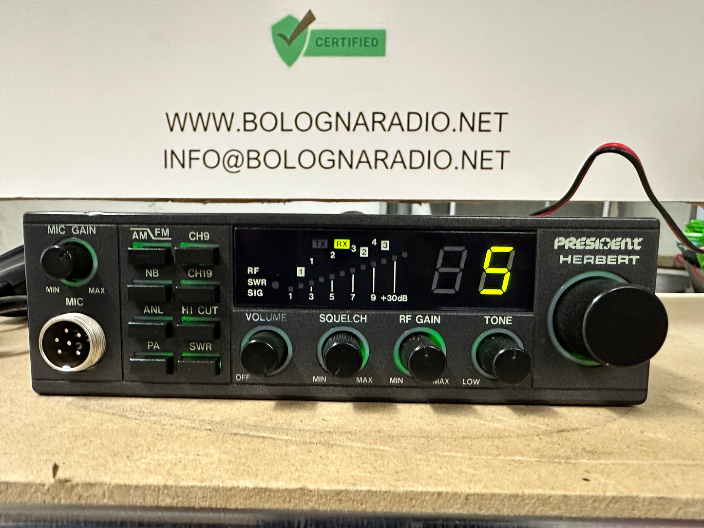 Radio CB President Herbert 40 canali am/fm