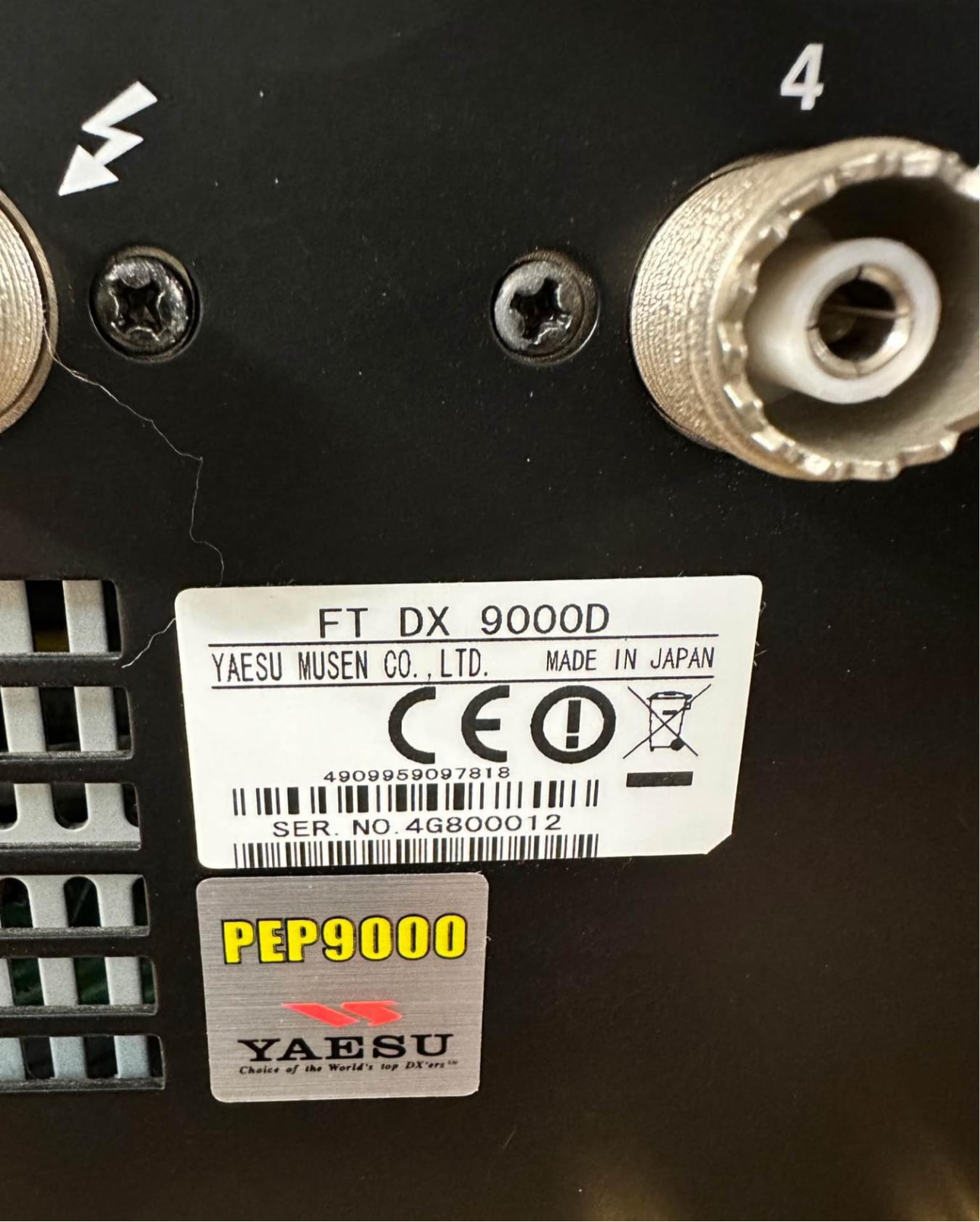 Ricetrasmettitore YAESU FT 9000D PEP