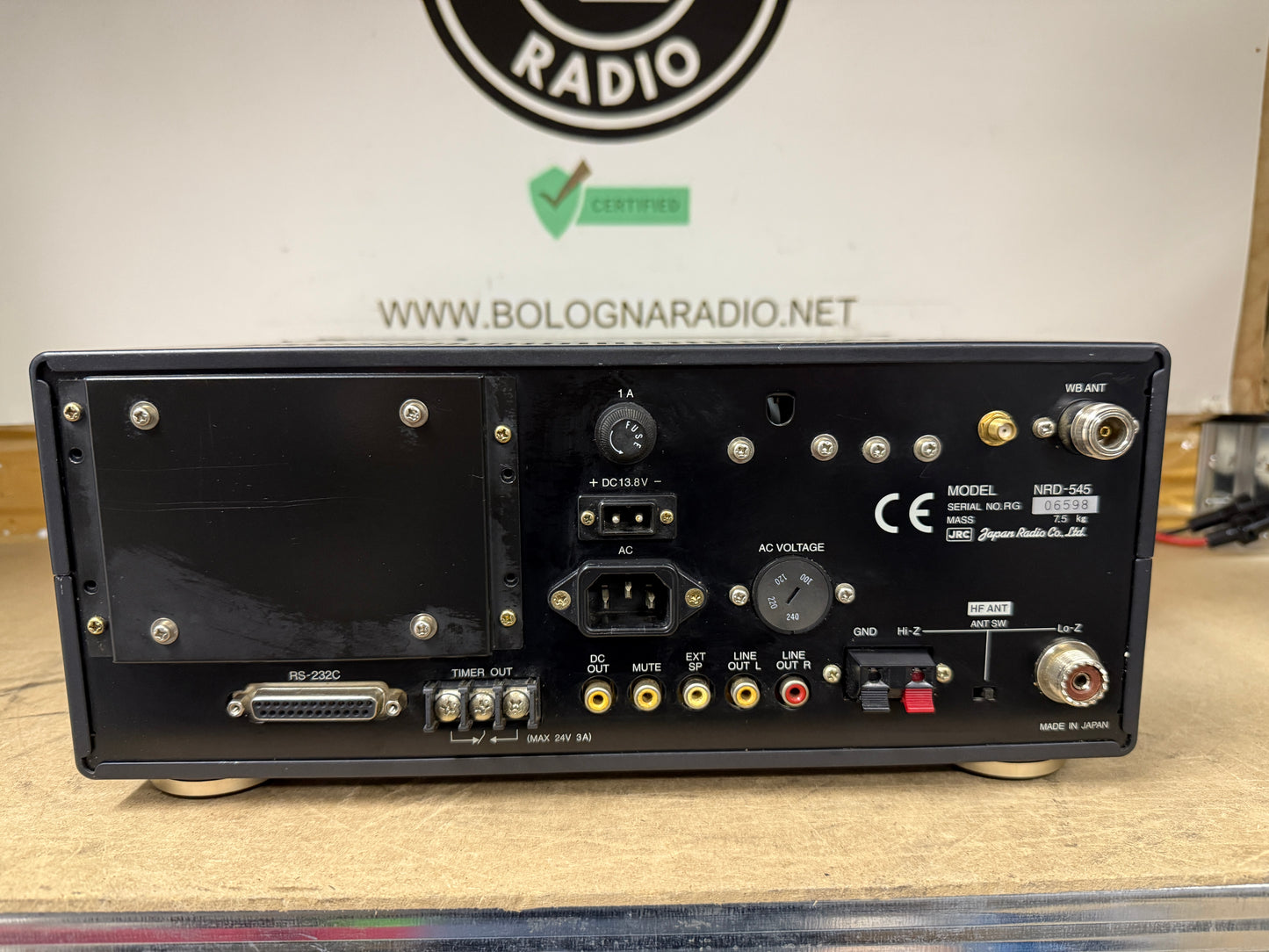 Jrc 545 dsp + CHE199 RX 0 - 2 Ghz -199 pari al nuovo Garanzia 12 Mesi