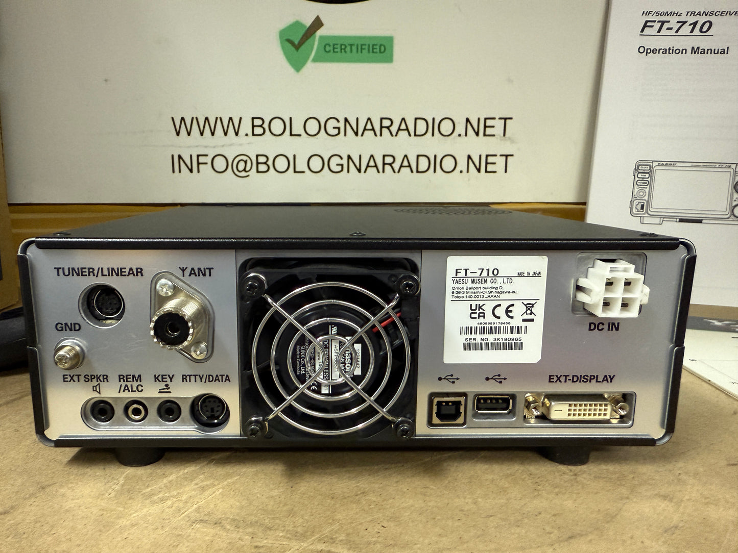 Yaesu FT-710 field pari al nuovo garanzia 20 mesi