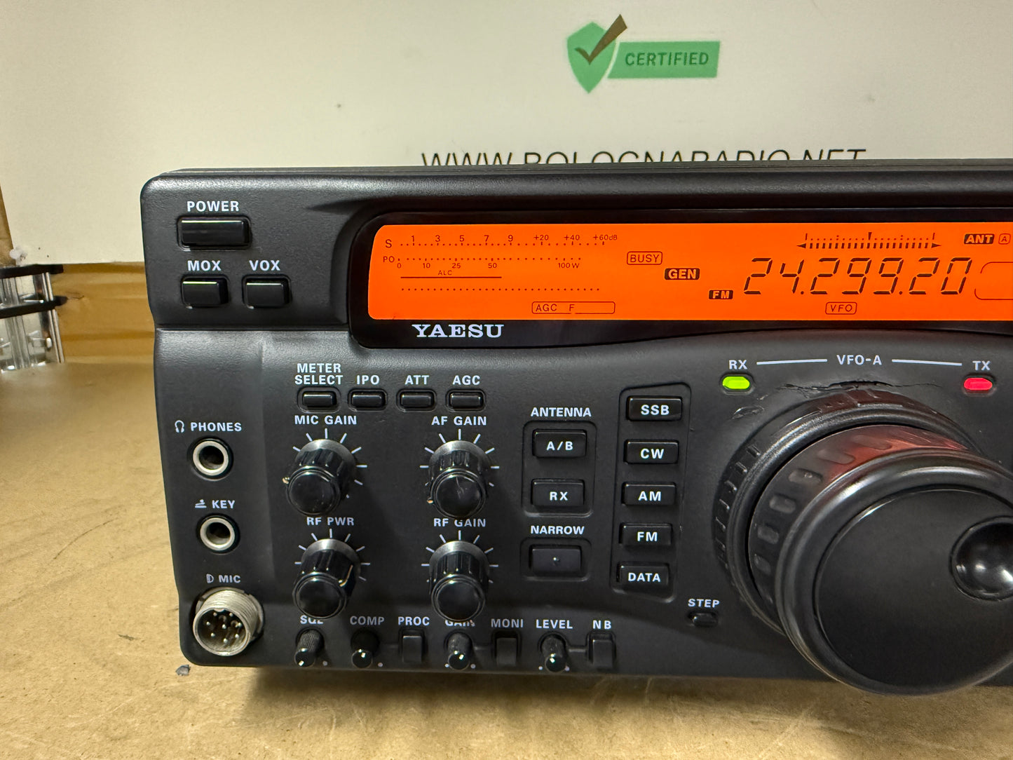YAESU FT 920 filtro inrad ssb 1800Khz perfettamente funzionante condizioni buone