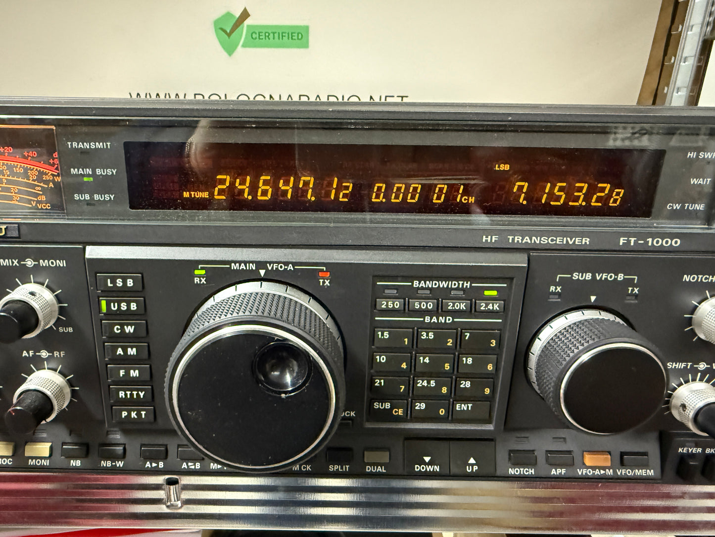 Yaesu FT 1000 + 200 watt