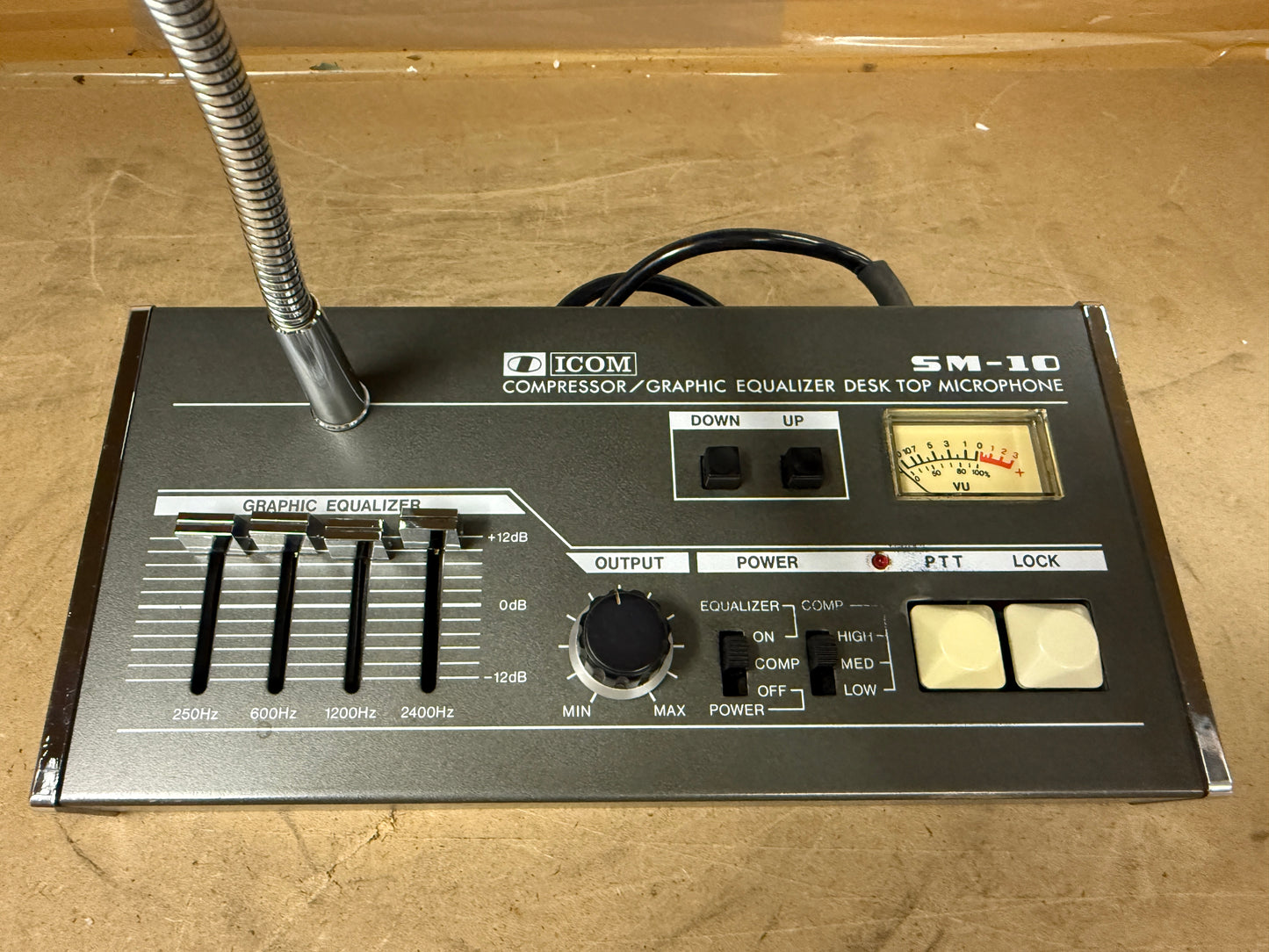 Icom sm 10 microfono con equalizzatore