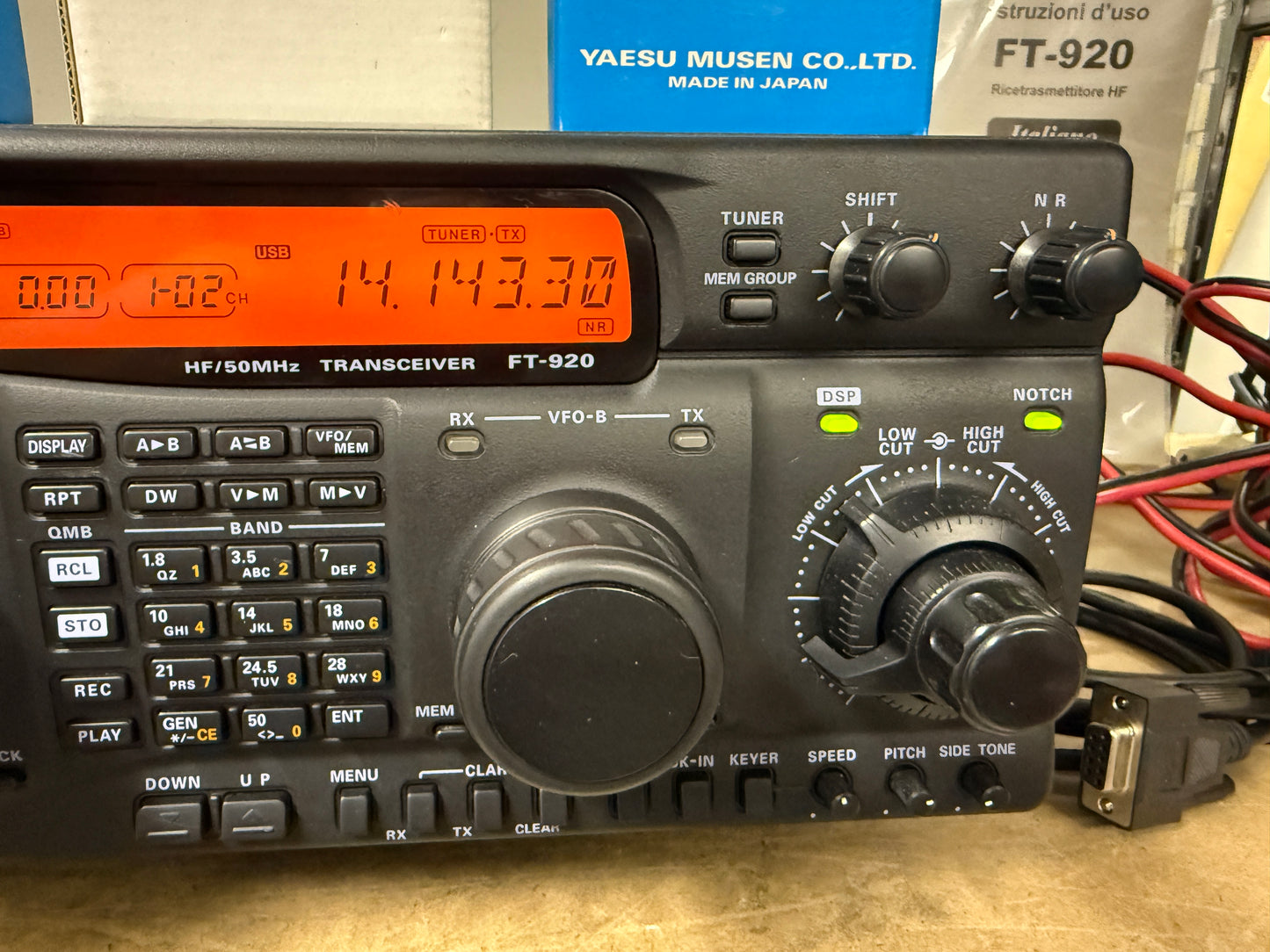 Yaesu FT 920 + filtro Am + filtro 500 hz + scheda FM + tcxo7 + imballo