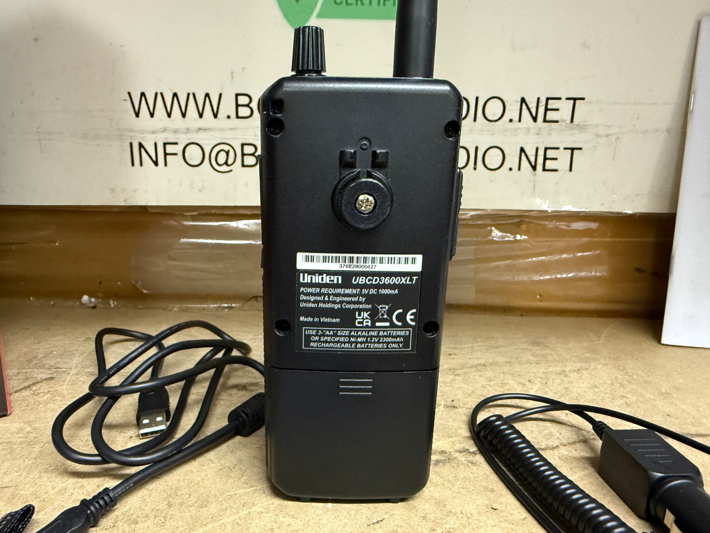 Uniden UBCD 3600XLT software butel perfetto Garanzia 12 Mesi