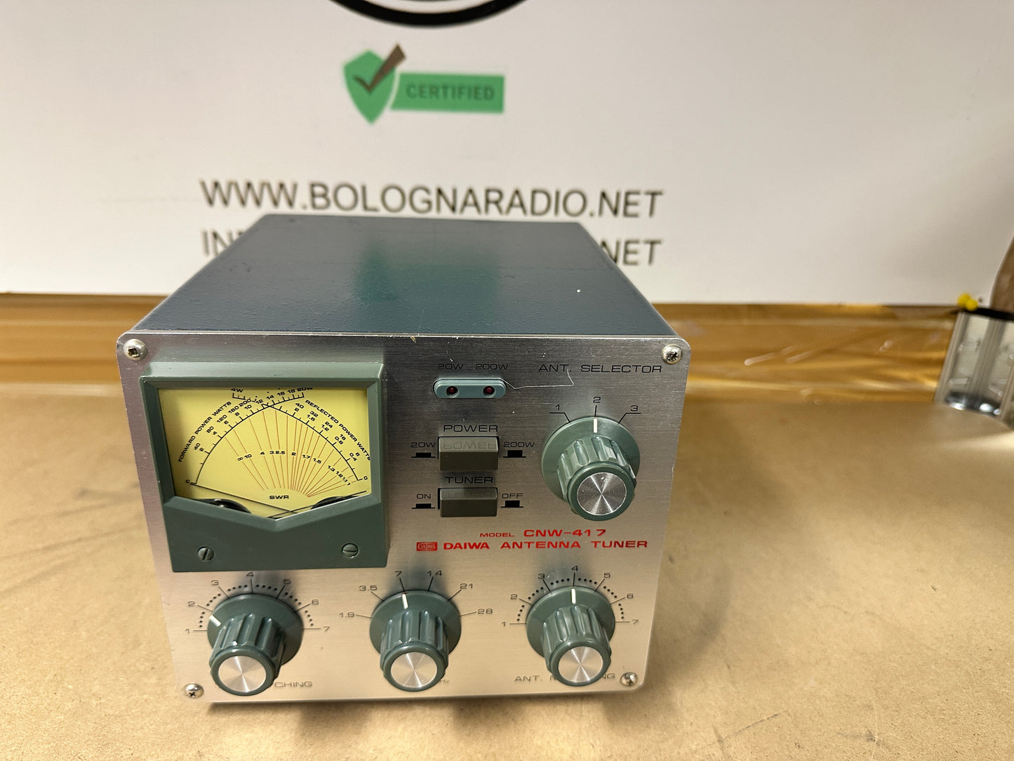 Perfetto Accordatore Daiwa cnw 417 - 200 watt