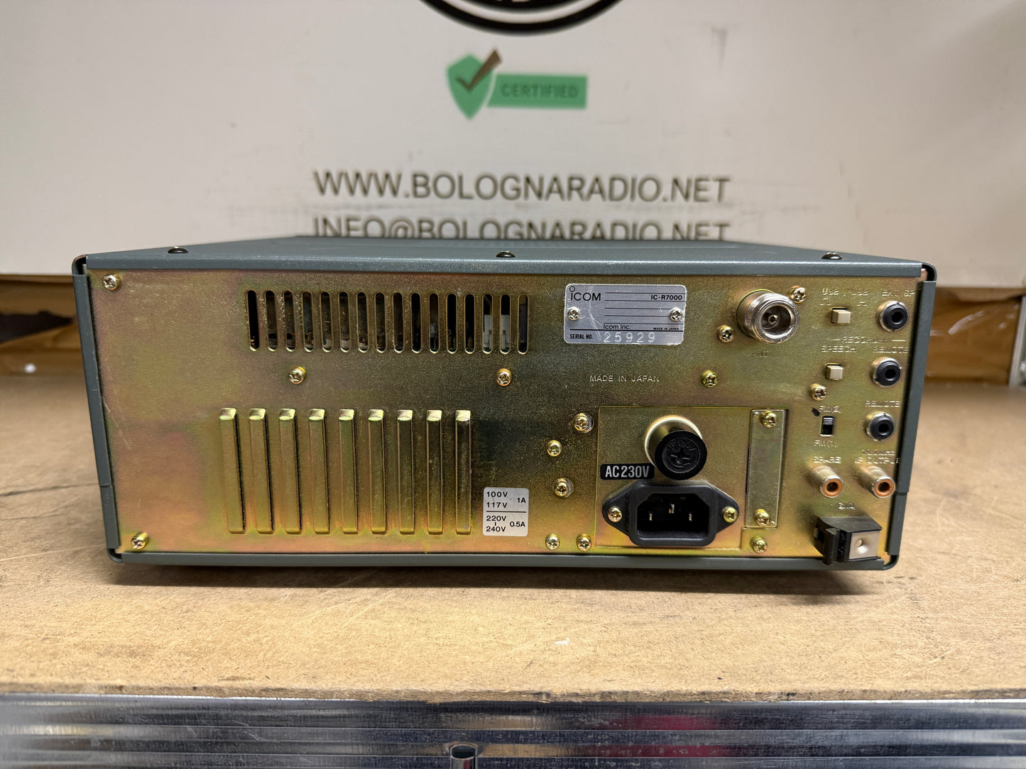 Icom ic r7000 perfetto Garanzia 12 Mesi