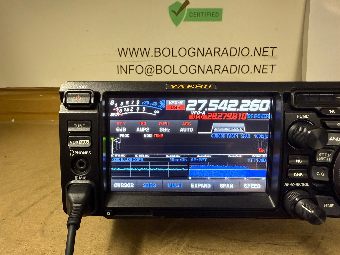 Yaesu FTDX 10 pari al nuovo garanzia 12 mesi full set