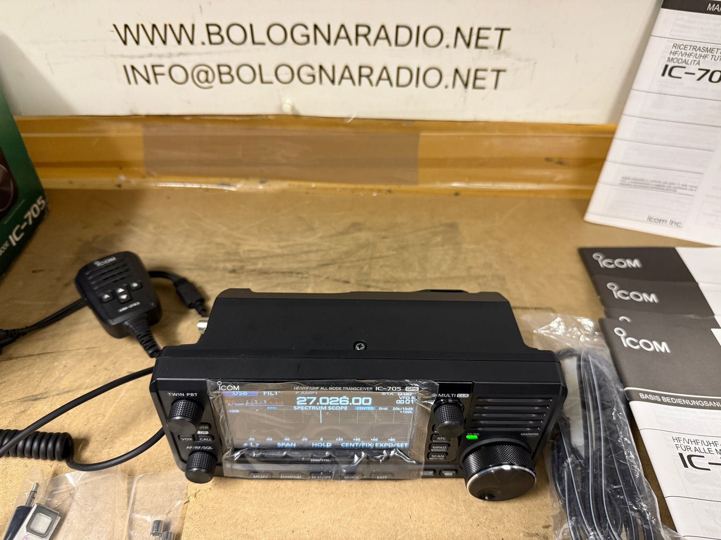 A1 Icom ic 705 Garanzia 12 mesi pari al nuovo full set