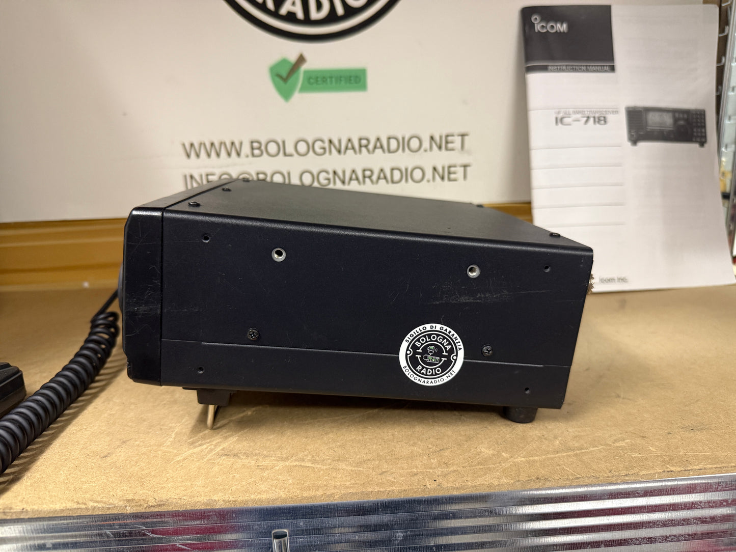 A1 - icom IC-718 con DSP espanso in TX 11 metri
