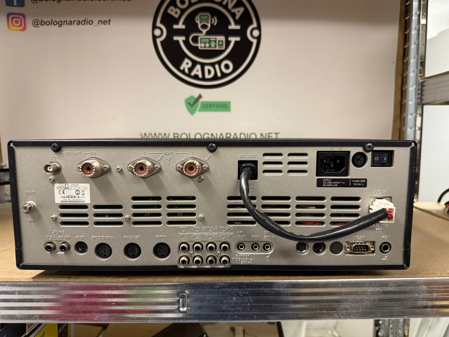 Yaesu FT 2000 ottimo full set 100 watt imballo originale