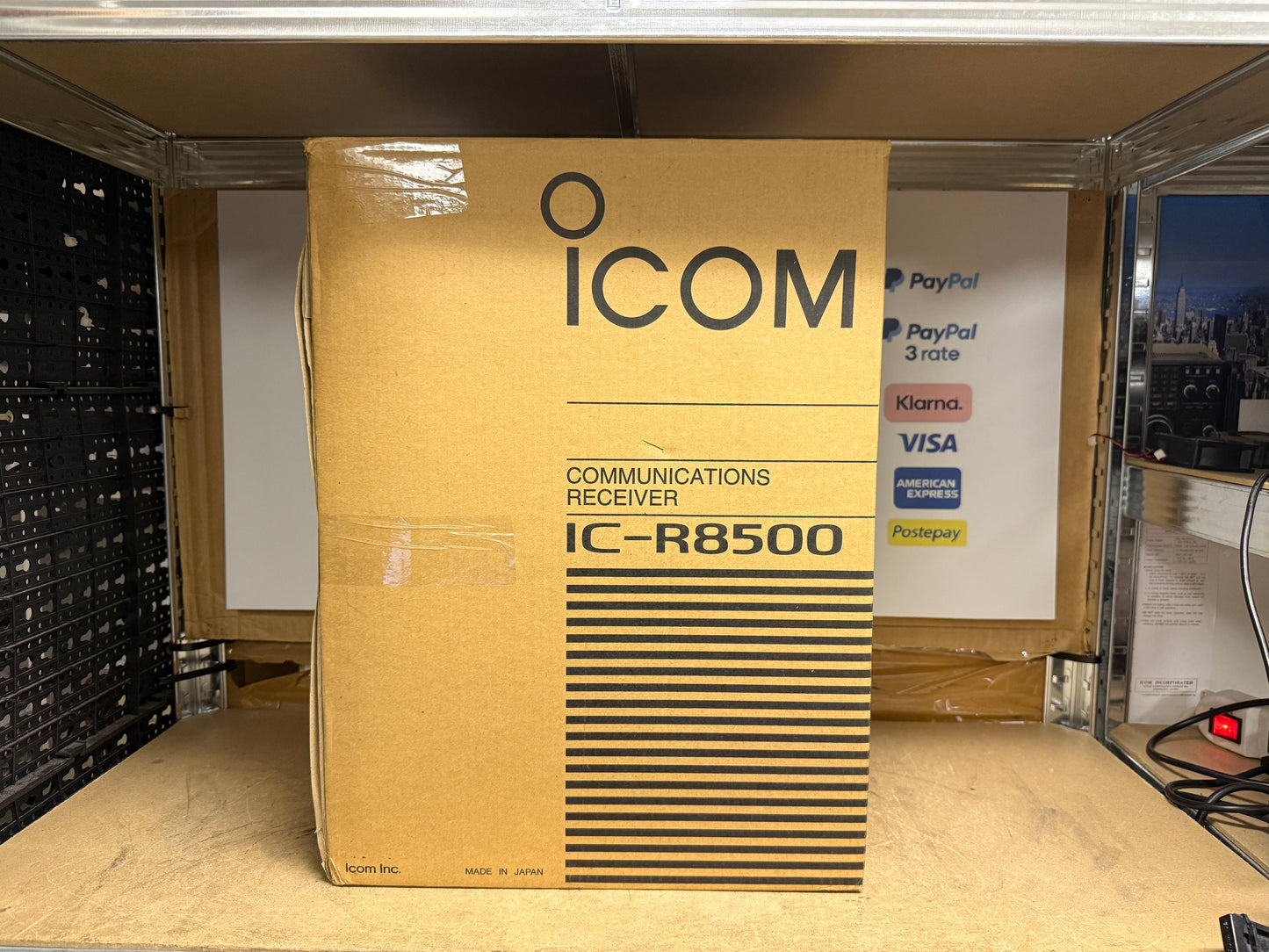 Icom IC R 8500 + alimentatore e imballo pari al nuovo Garanzia 12 Mesi
