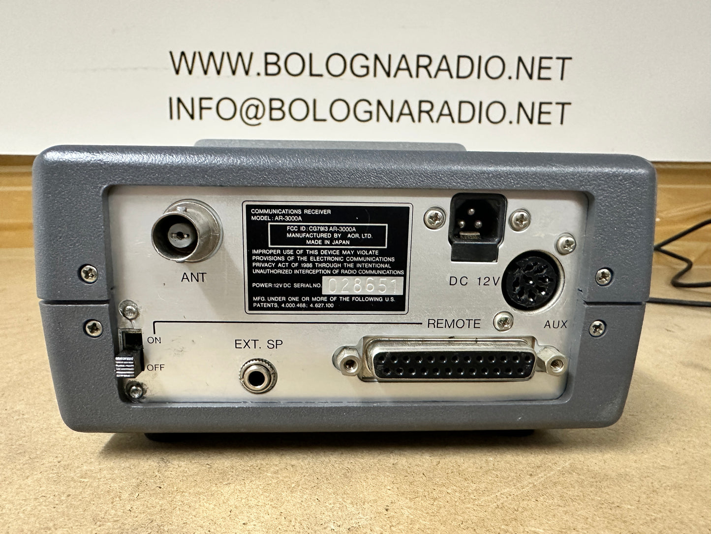 Ricevitore AOR 3000A perfetto