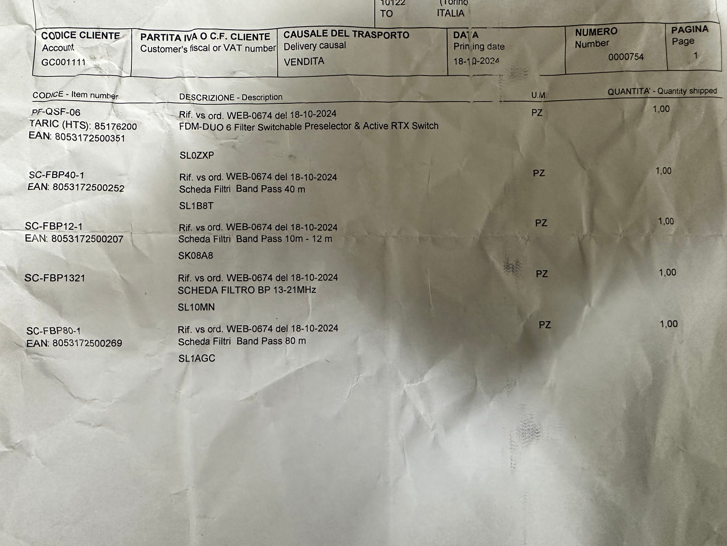 Elad FDM 2 + QSF 06 + Filtri Garanzia 12 mesi