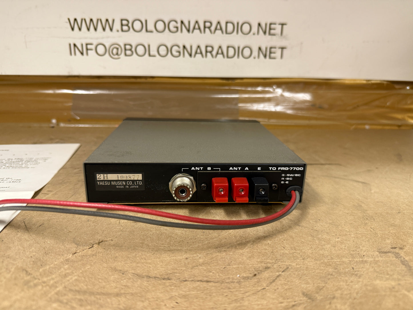 Yaesu frg 7700 + frt 7700 + frv 7700 perfetto