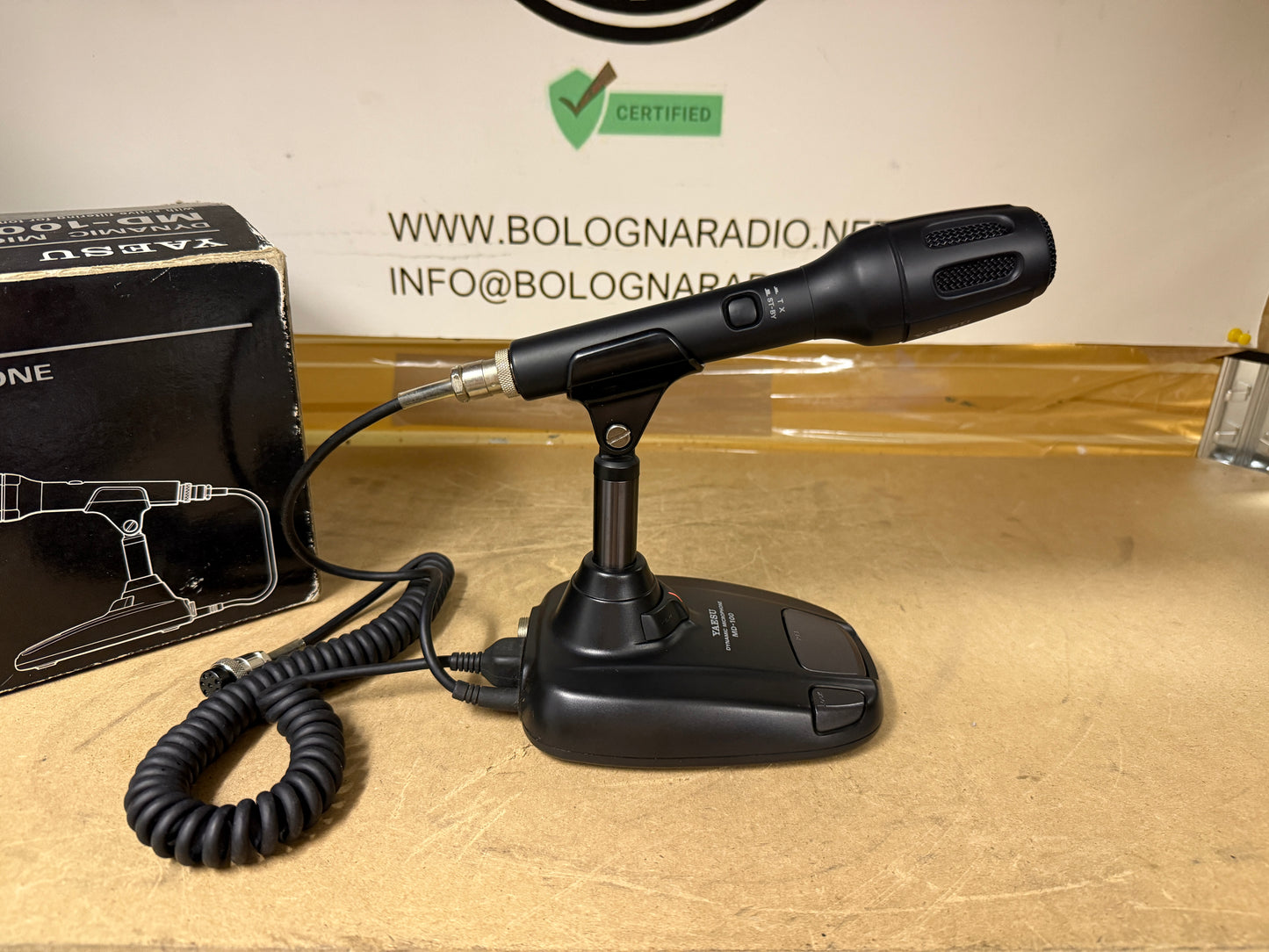 Yaesu MD 100 pari al nuovo full set