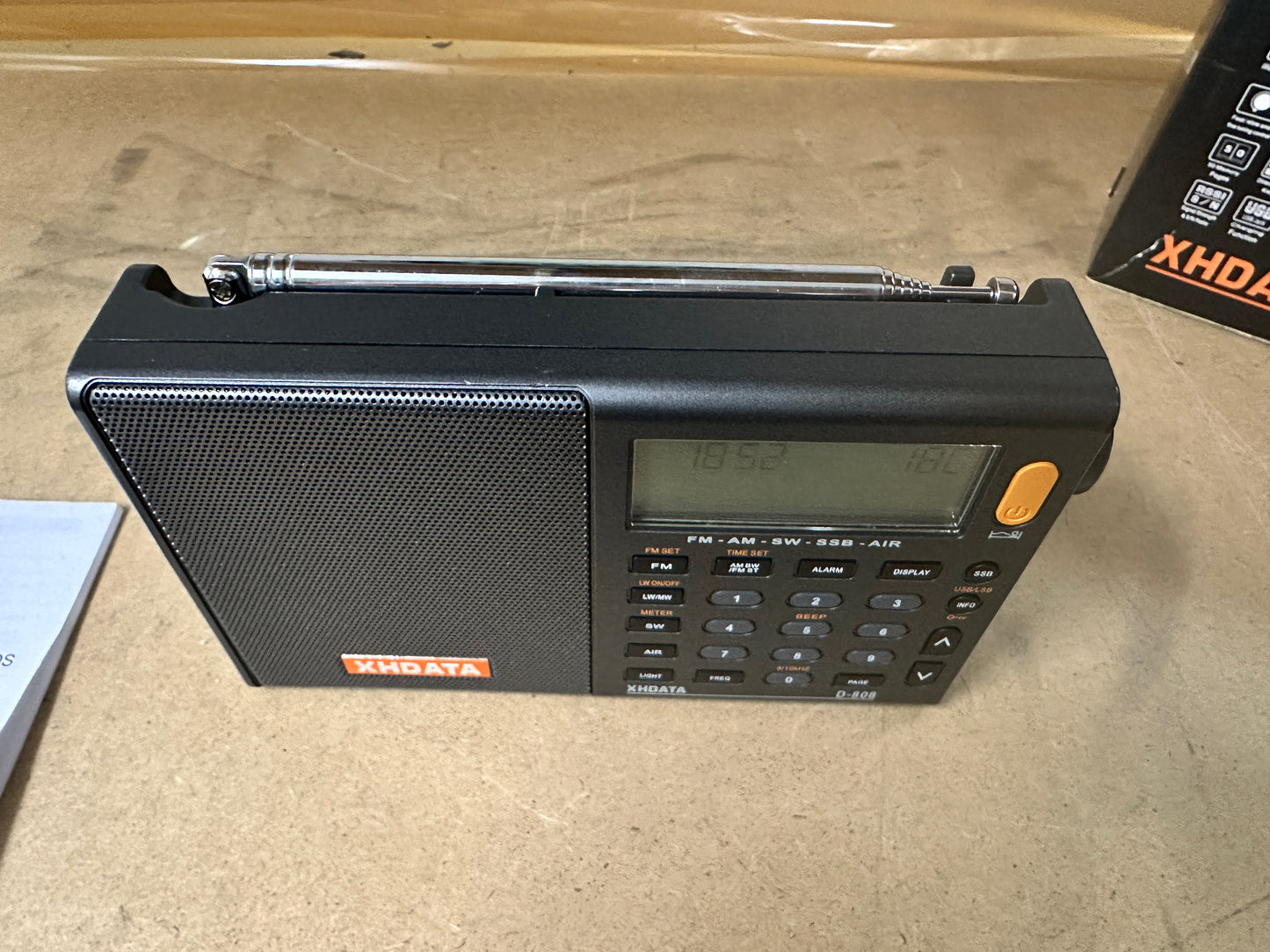 Ricevitore XHDATA D-808 FM stereo/SW/MW/LW SSB RDS Air Band
