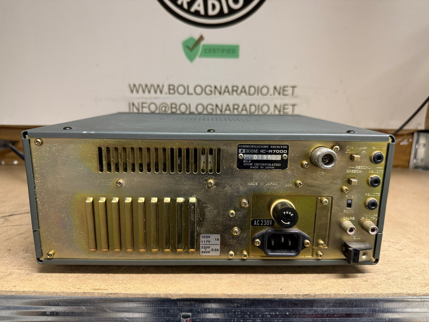 Icom ic r7000 revisionata perfetta Garanzia 12 Mesi