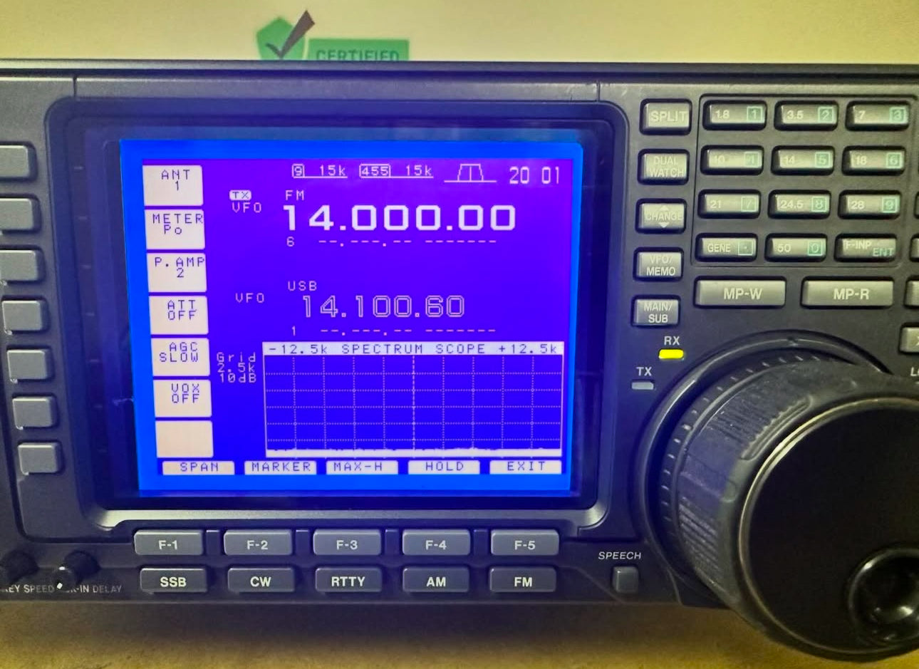 Ricetrasmettitore icom IC-756