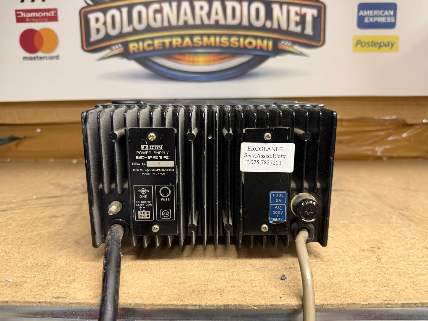 Icom IC-PS 515 alimentatore 20 amp.