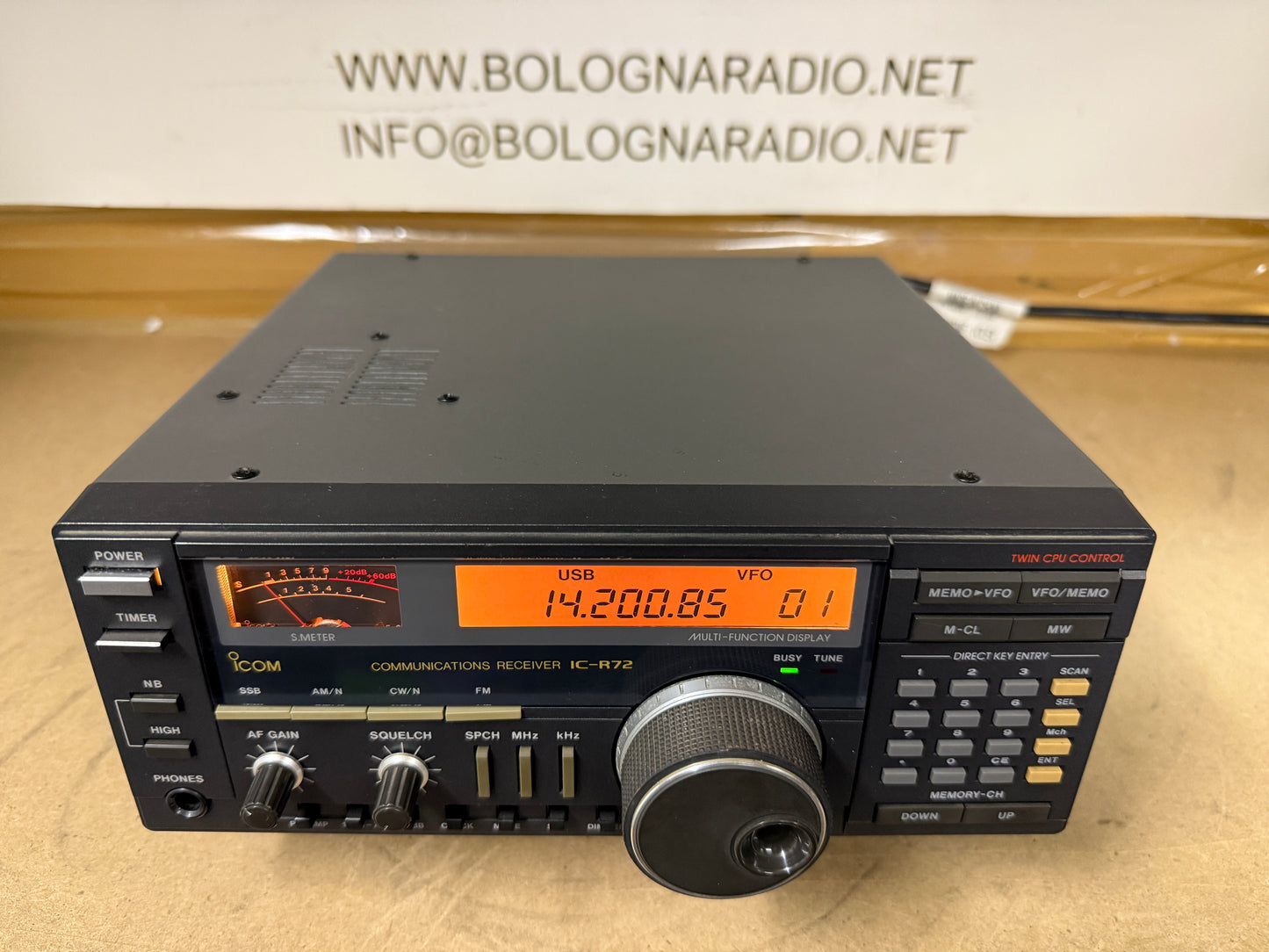 Icom IC R 72 pari al nuovo garanzia 12 mesi