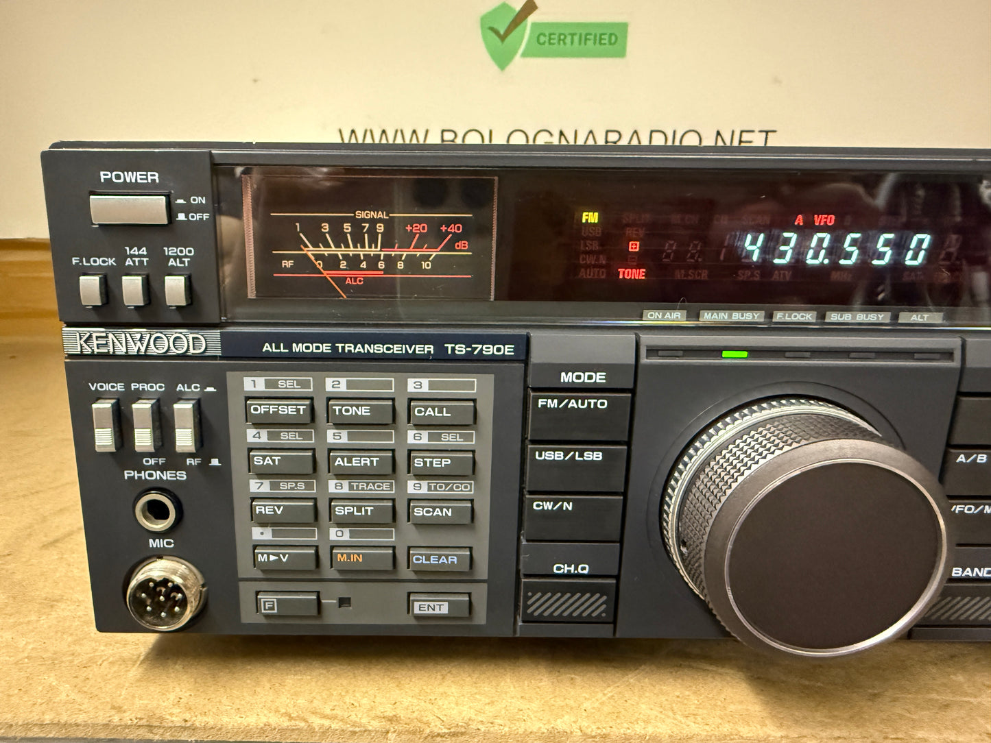 Kenwood TS 790 + toni squelch perfetto